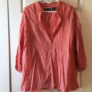 Lemongrass tunic with tank. Both 2X